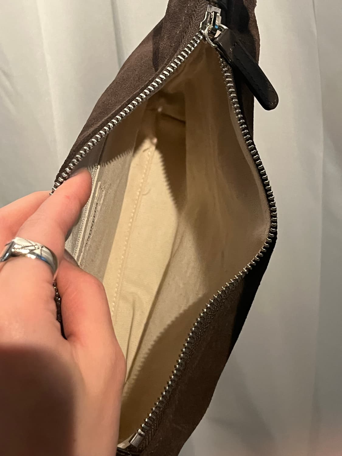 앤니즈 Suede shoulder bag (brown) 상품이미지5