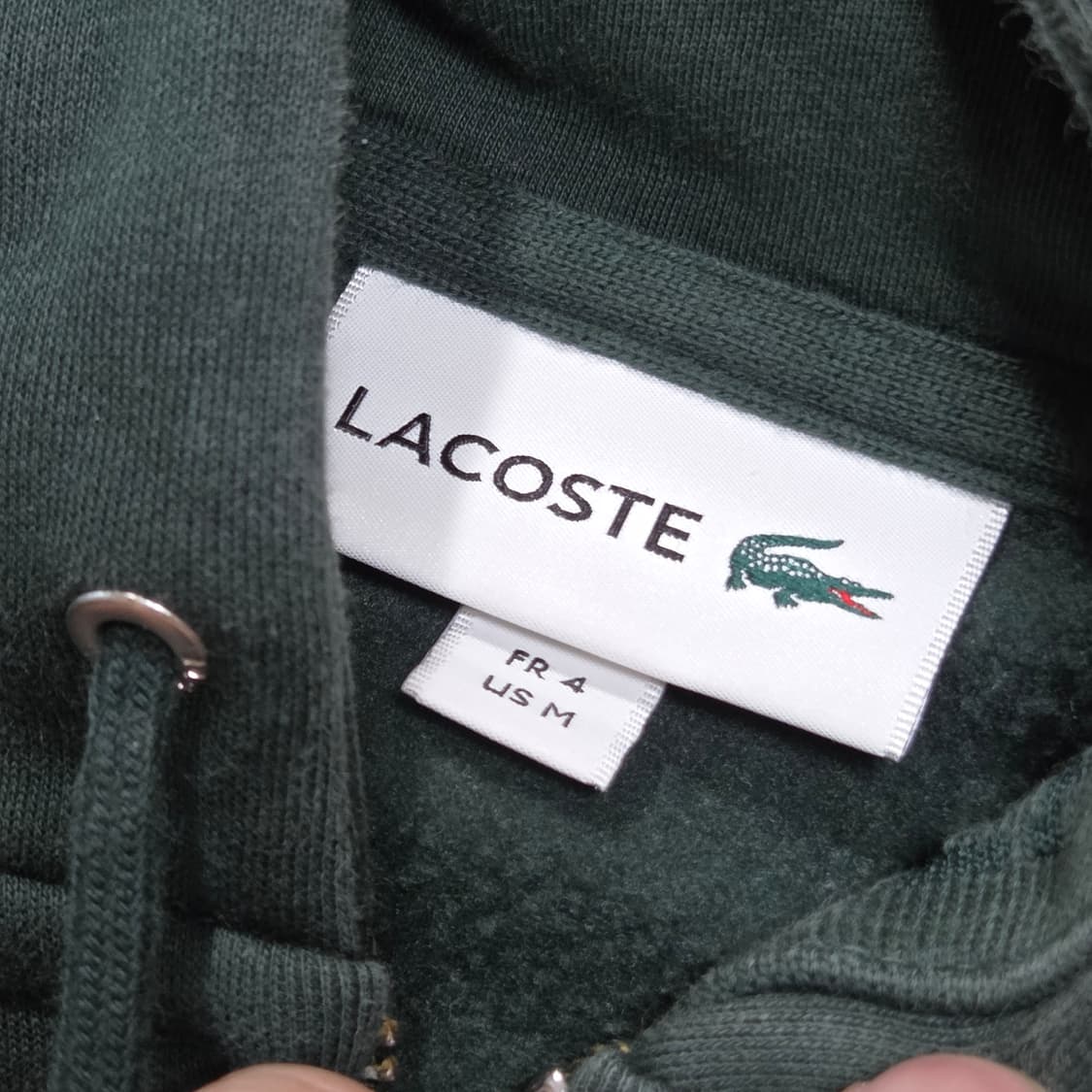 라코스테 다크그린 후드집업 상품이미지7