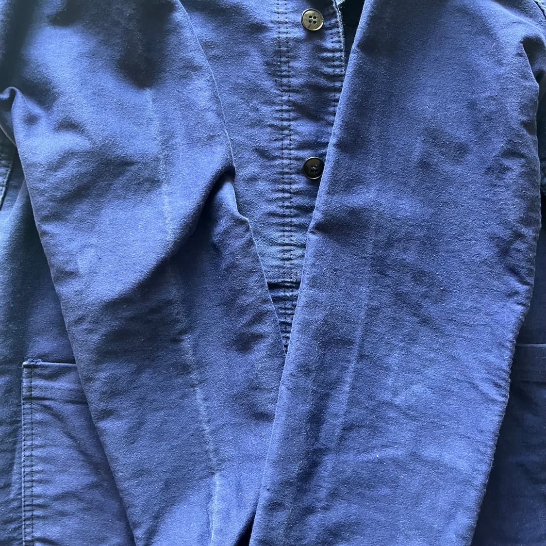 [48] 60s~ 빈티지 몰스킨 프렌치 워크 자켓 상품이미지4