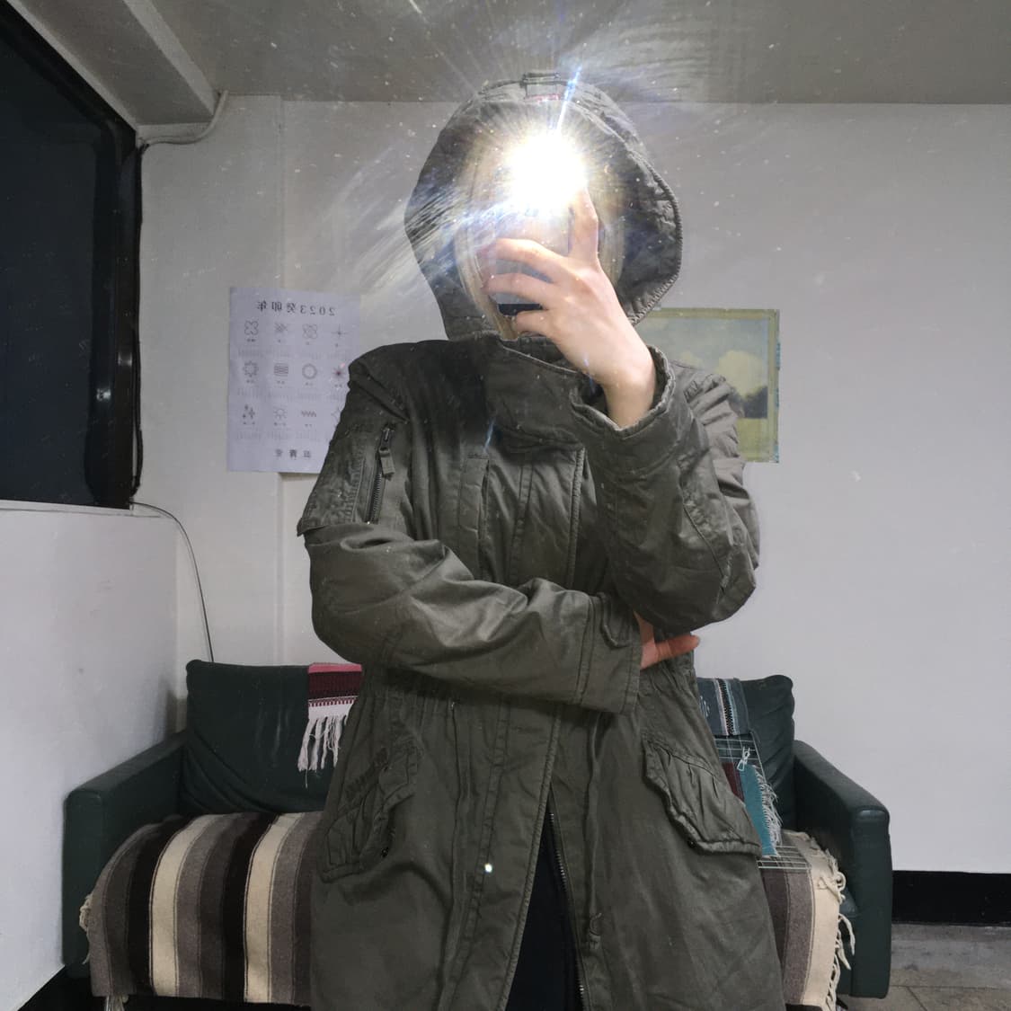 투티/0310 디키즈 1922 야상 자켓 카키 아우터 빈티지 남녀공용 상품이미지2