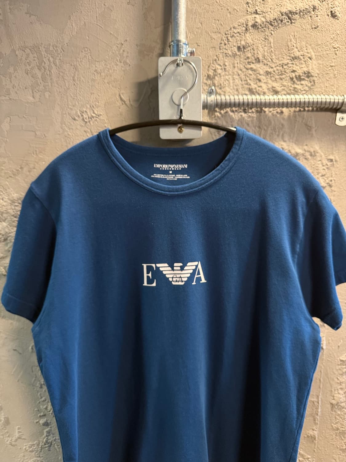 M 엠포리오 아르마니 EMPORIO ARMANI 티셔츠 블루 상품이미지4