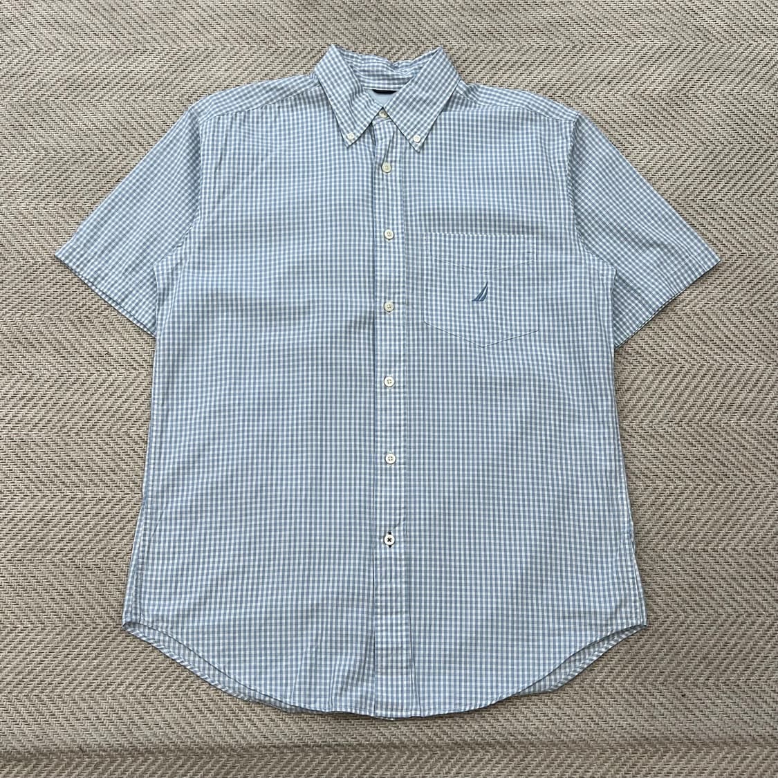 노티카 체크 하프 셔츠 r3570 상품이미지1