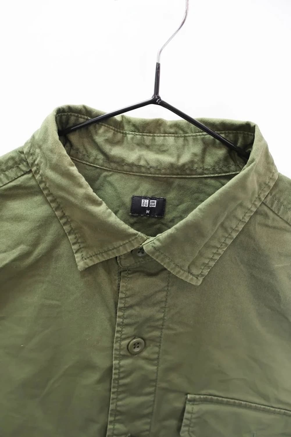 유니클로 카키 셔츠 상품이미지5