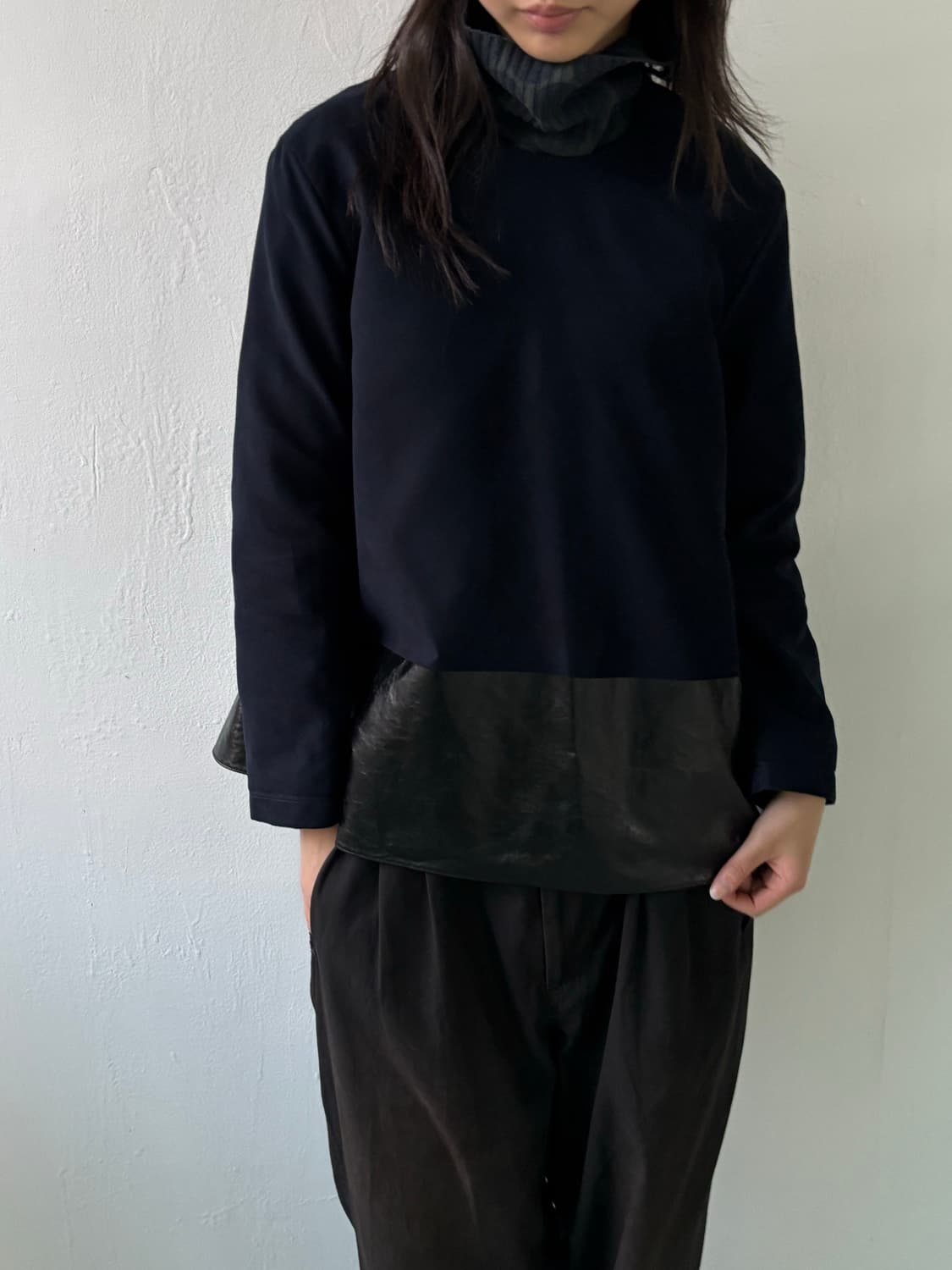 발렌시아가 by 니콜라스 게스키에르 투톤 블라우스 상품이미지3