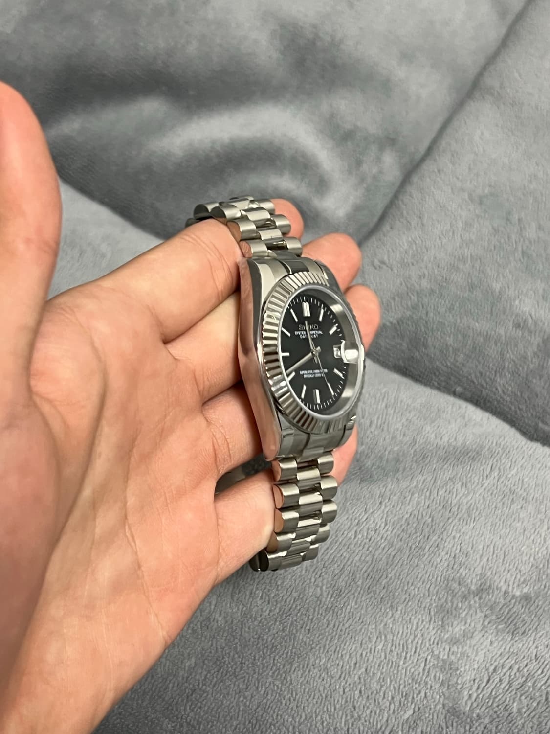 세이코 데이트저스트 커스텀 검판 39 상품이미지2
