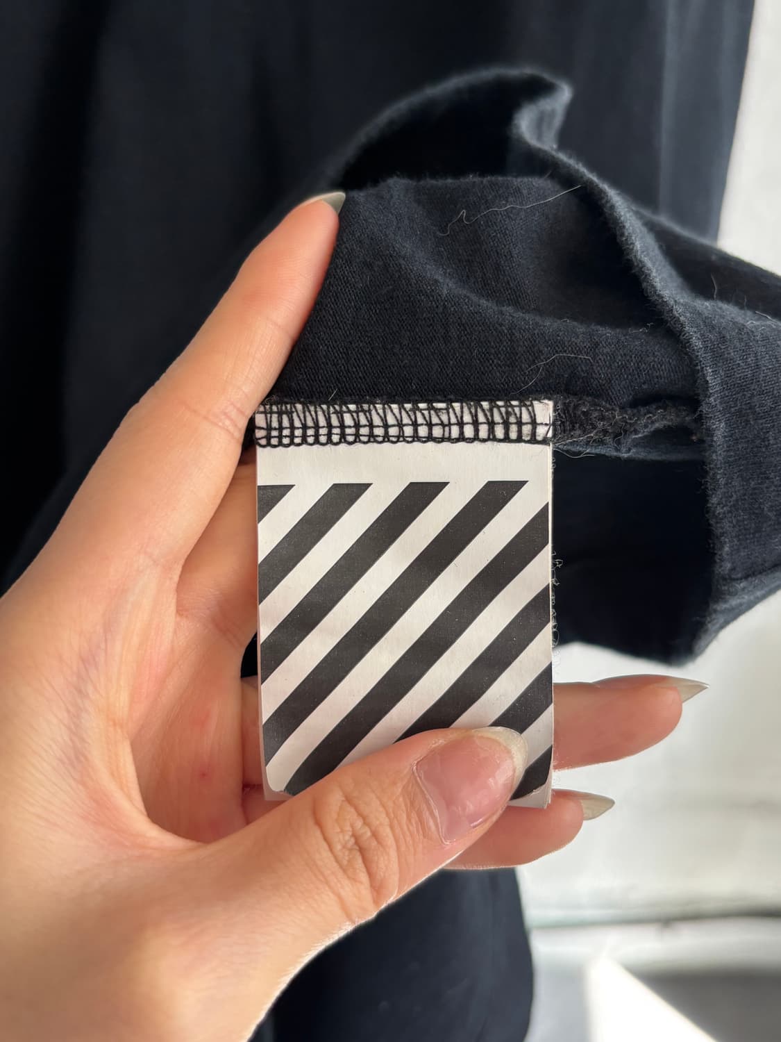 Off White 오프화이트 멀티 컬러 에로우 블랙 반팔티 상품이미지6