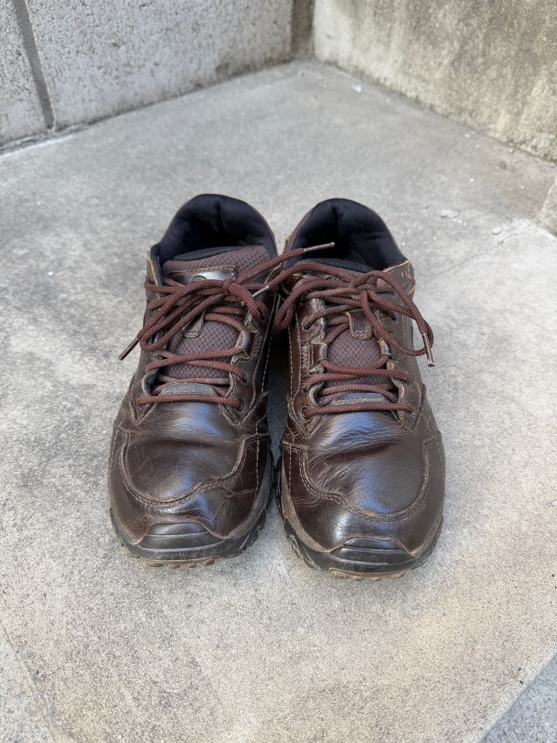 MERRELL BROWN LEATHER HIKING 머렐 하이킹슈즈 상품이미지3