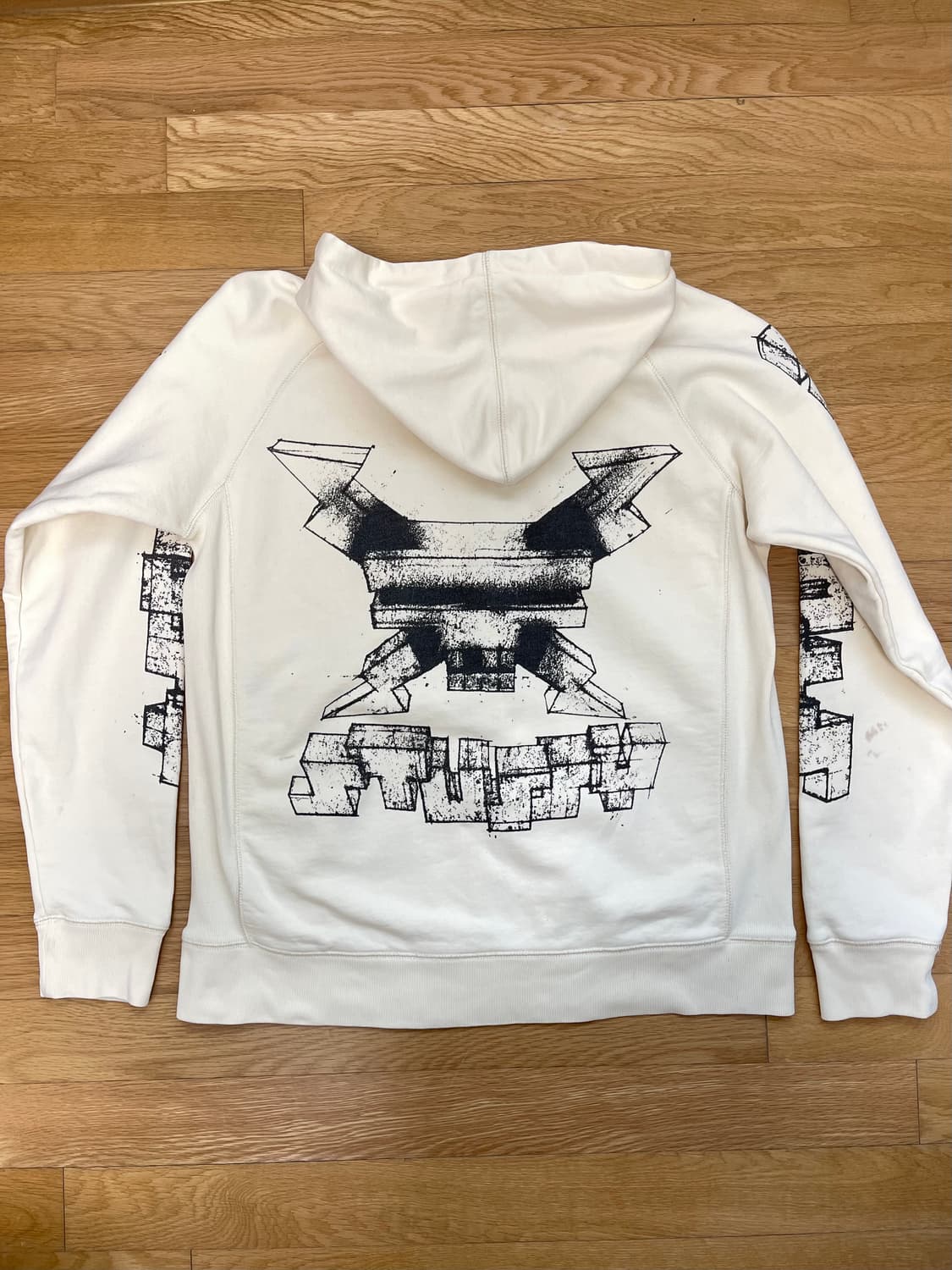 Stussy × Delta Zip-up Hoodie (Ivory) L 상품이미지2