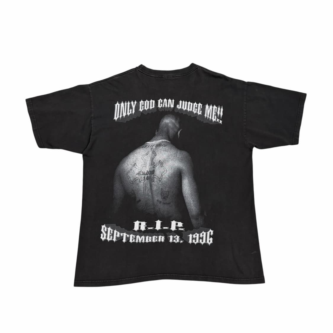 빈티지 투팍 “Only God Can Judge Me" 메모리얼 티셔츠 상품이미지2