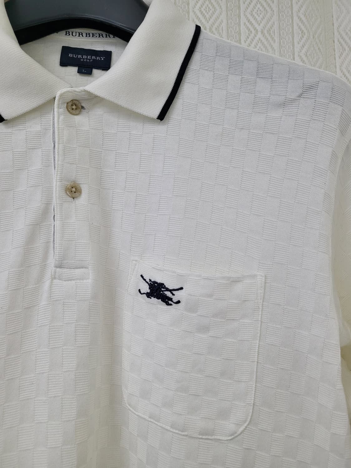 (L)버버리 반팔 카라티 상품이미지3