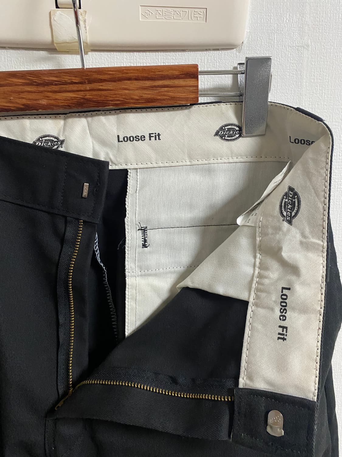 (33)디키즈 USA 블랙 더블니 워크 팬츠 상품이미지2