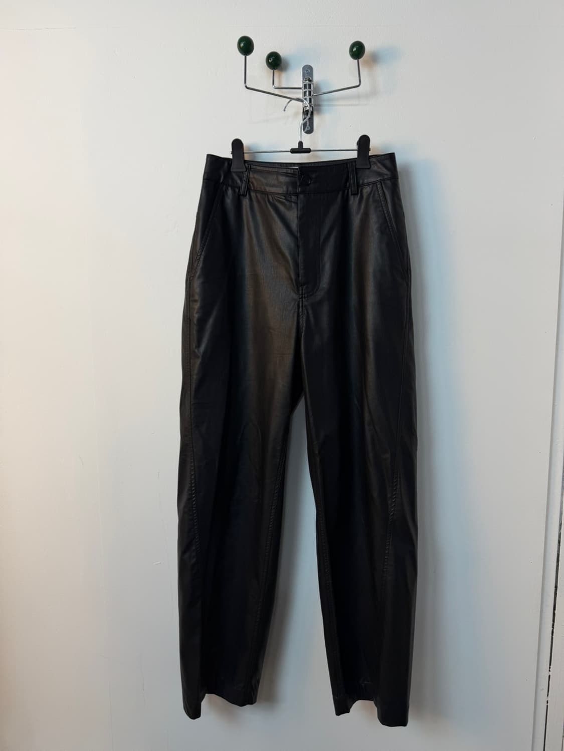 아틀리에 나인 와이드 레더 팬츠  상품이미지2