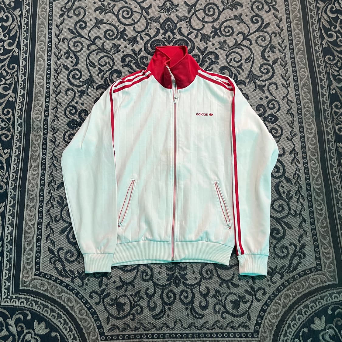 100 아디다스 베켄바우어 흰빨 져지/W2654 상품이미지1