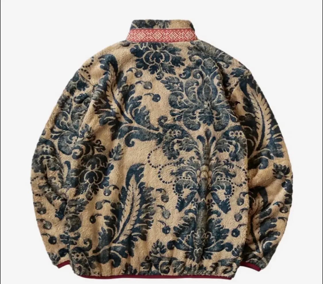 오늘만할인 급처 [2/L] kapital  캐피탈 다마스크 후리스 상품이미지5