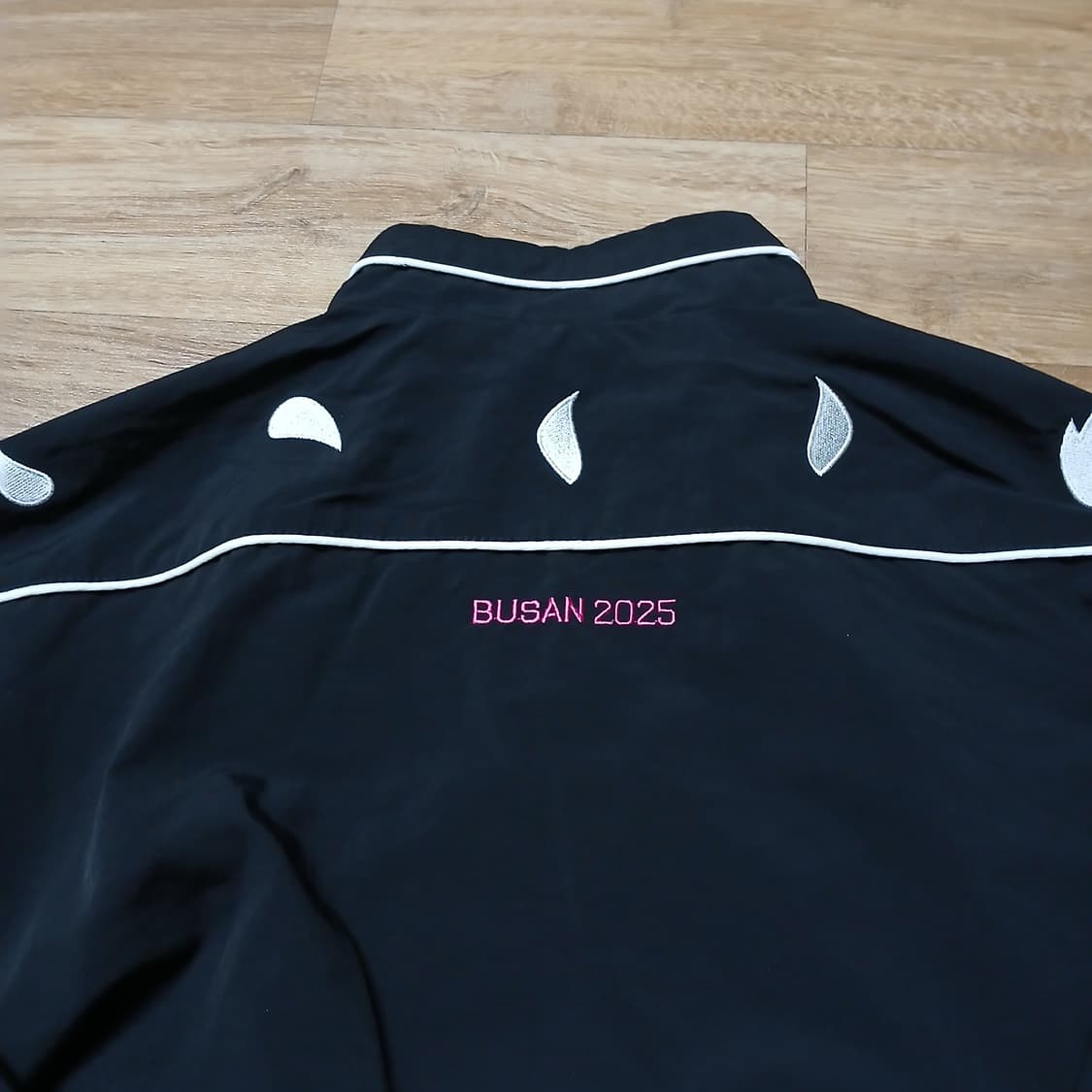 BUSAN 부산 동백꽃 부산전국체전 유니폼 우븐 바람막이 자켓 상품이미지2