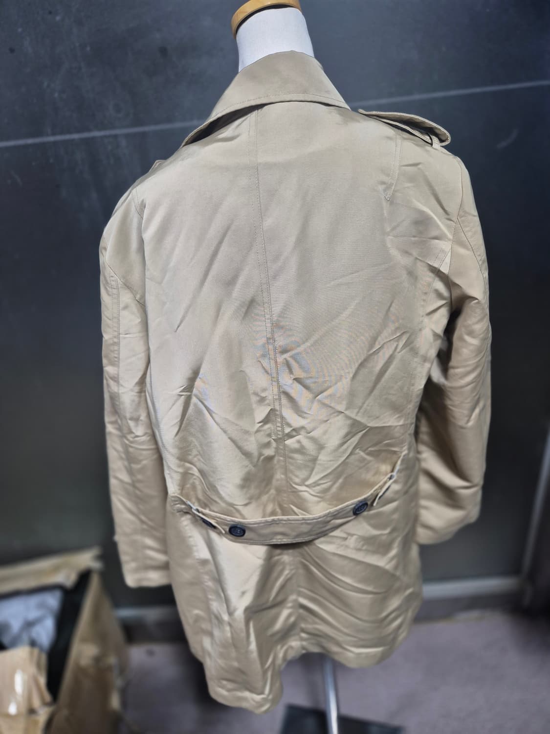 zeoen 베이지색 트렌치 코트 상품이미지2