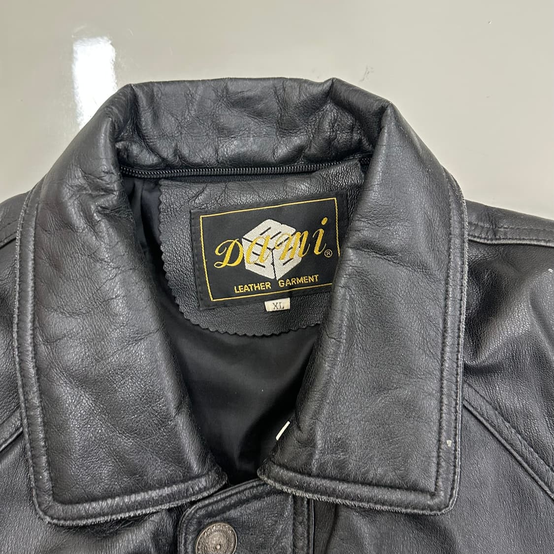 90s 빈티지 램스킨 레더 자켓 상품이미지2