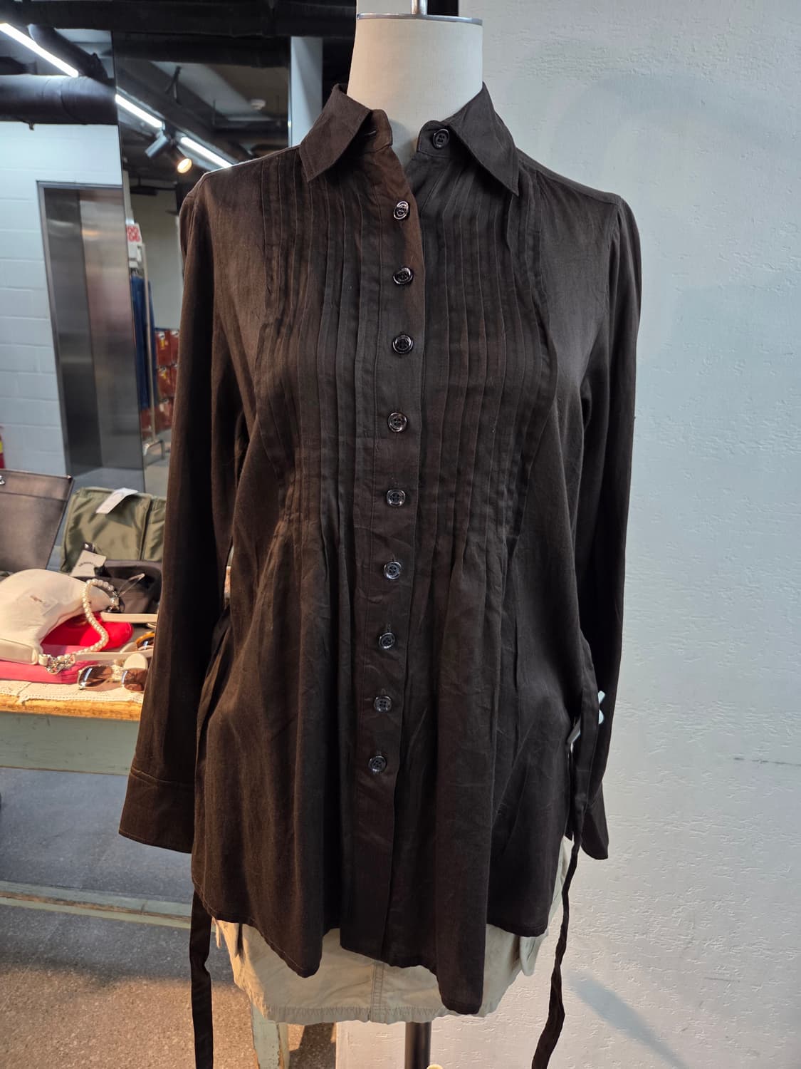 BURBERRY 버버리 초코브라운 긴팔셔츠 상품이미지2