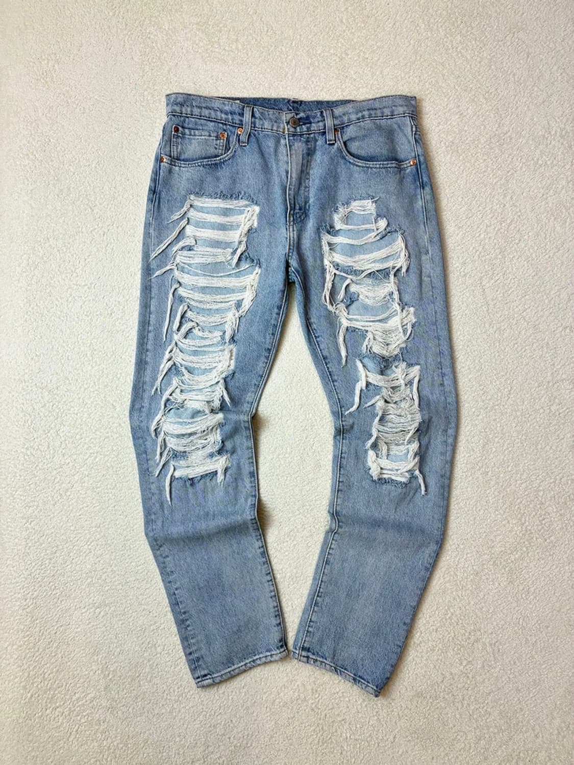 리바이스 하이볼 데미지드 데님 팬츠 PN5917 상품이미지1