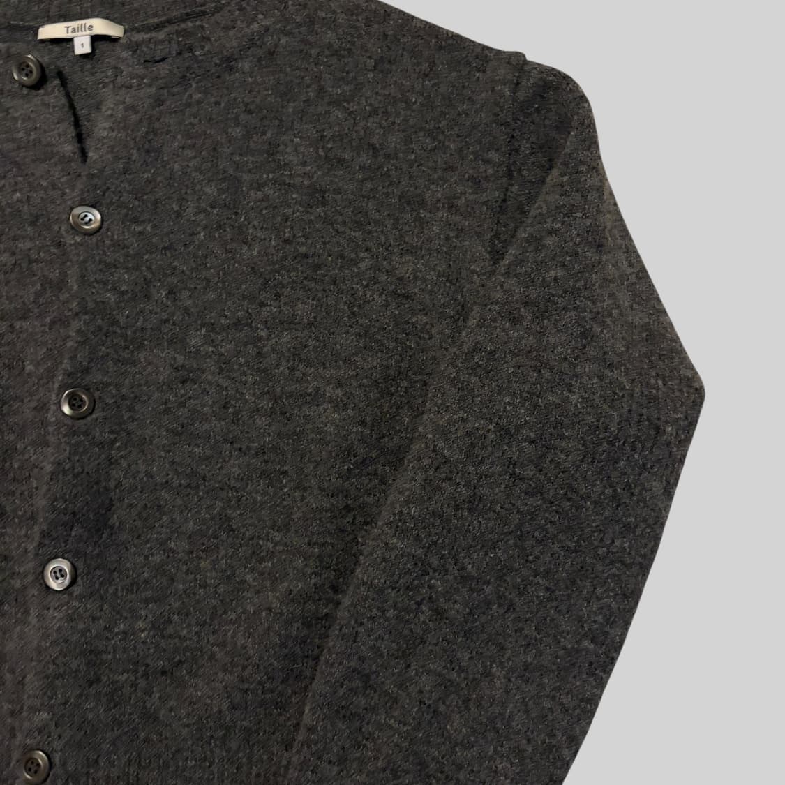 타일레 울 가디건 그레이 1 상품이미지2