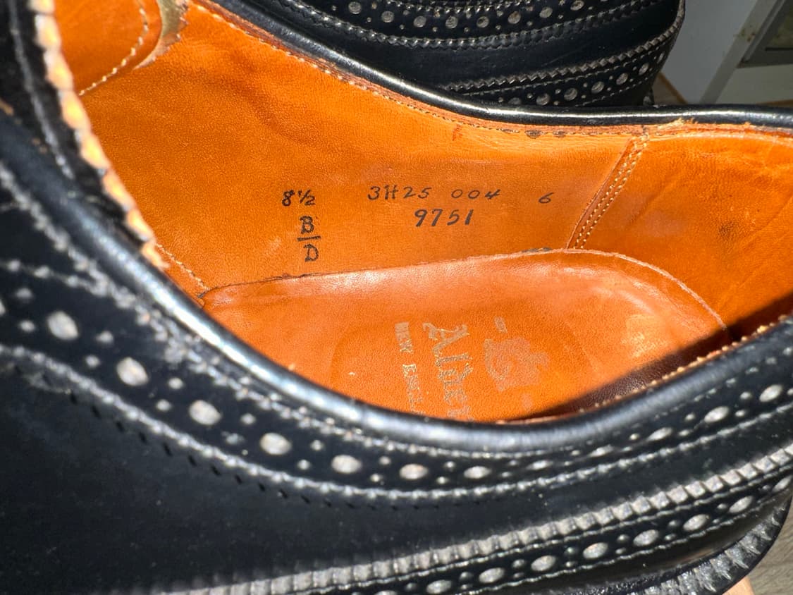 알든9751 코도반 블랙 8.5D 상품이미지7