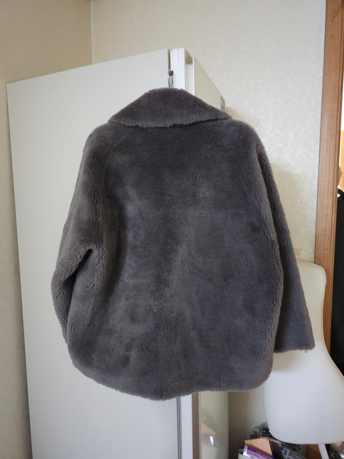 양모 코트 그레이 상품이미지5