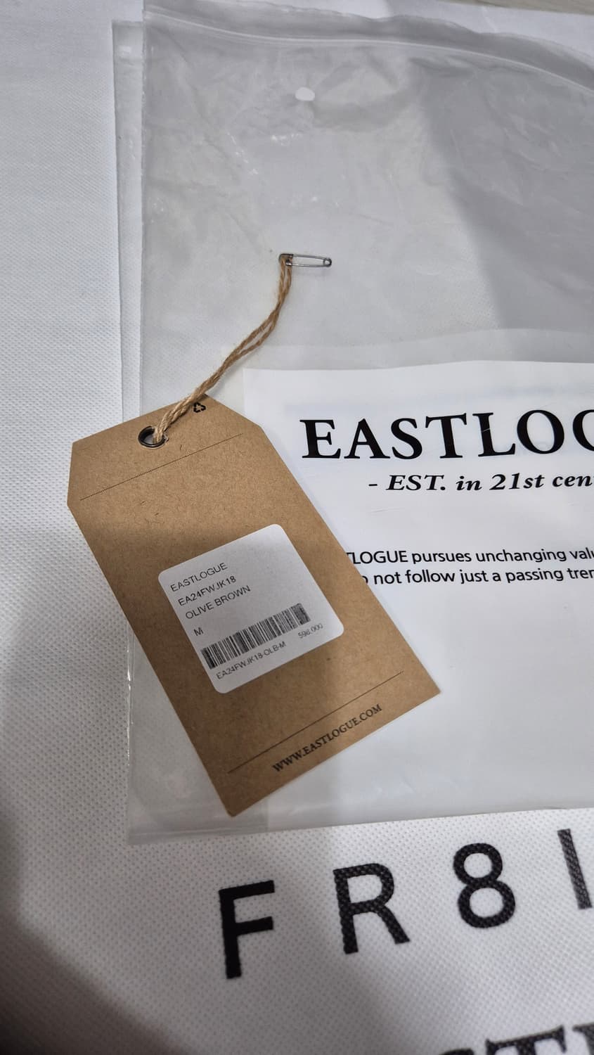 이스트로그 WORKERS 블루종 울 자켓 브라운(새제품) 상품이미지3