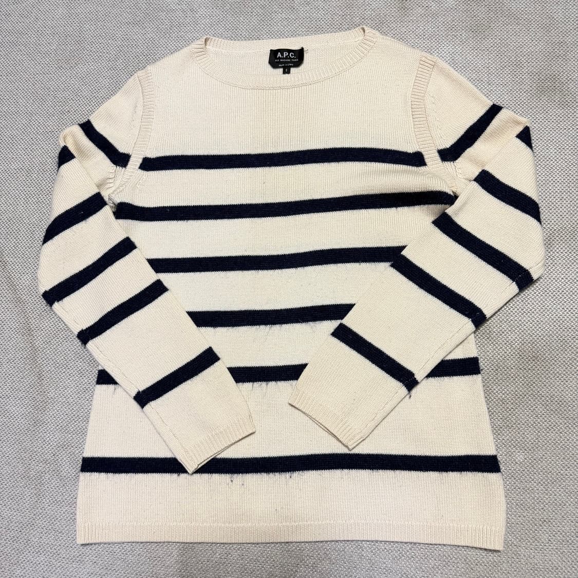 A.P.C. 아페쎄 스트라이프 니트 상품이미지1