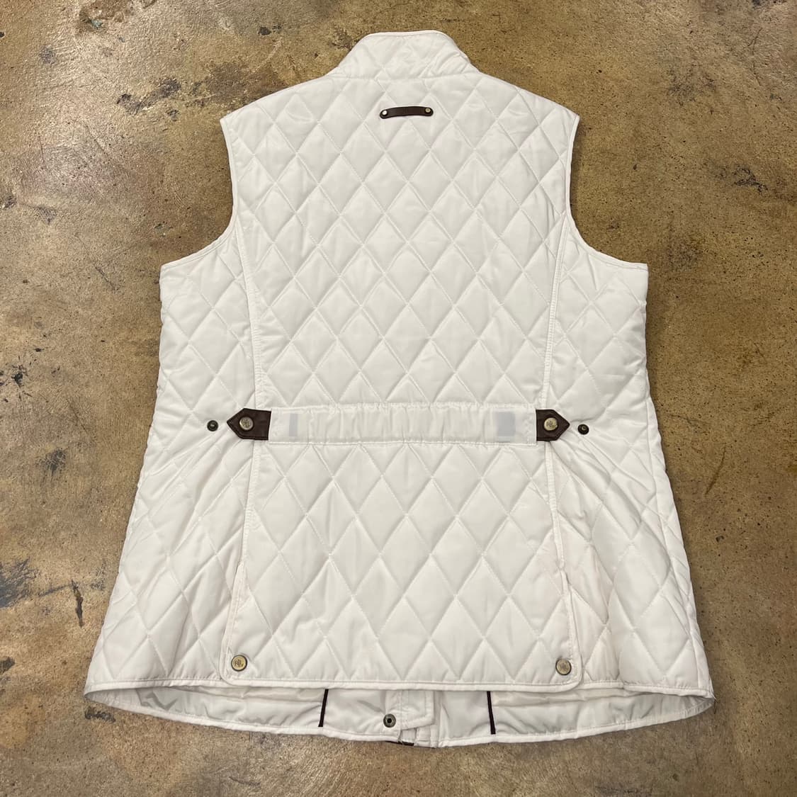 [정품/L] 폴로 랄프로렌 화이트 퀼팅 조끼 b15 상품이미지3