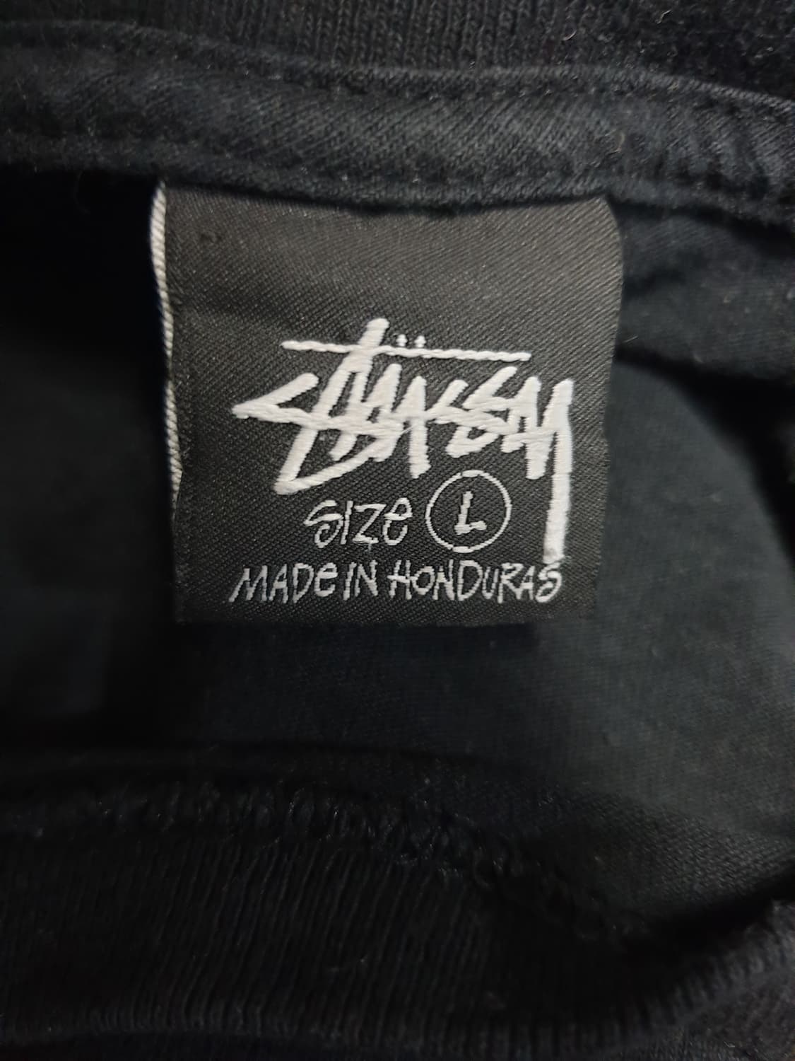 (온두라스) 스투시 베이직 반팔티 블랙 (L) 상품이미지4