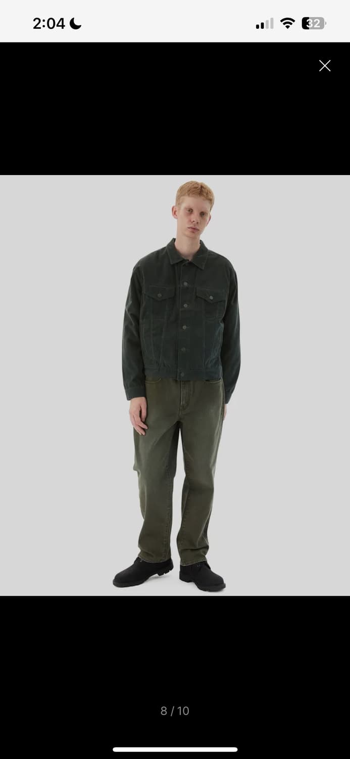 디스이즈네버댓 코듀로이 트러커 올리브 상품이미지3