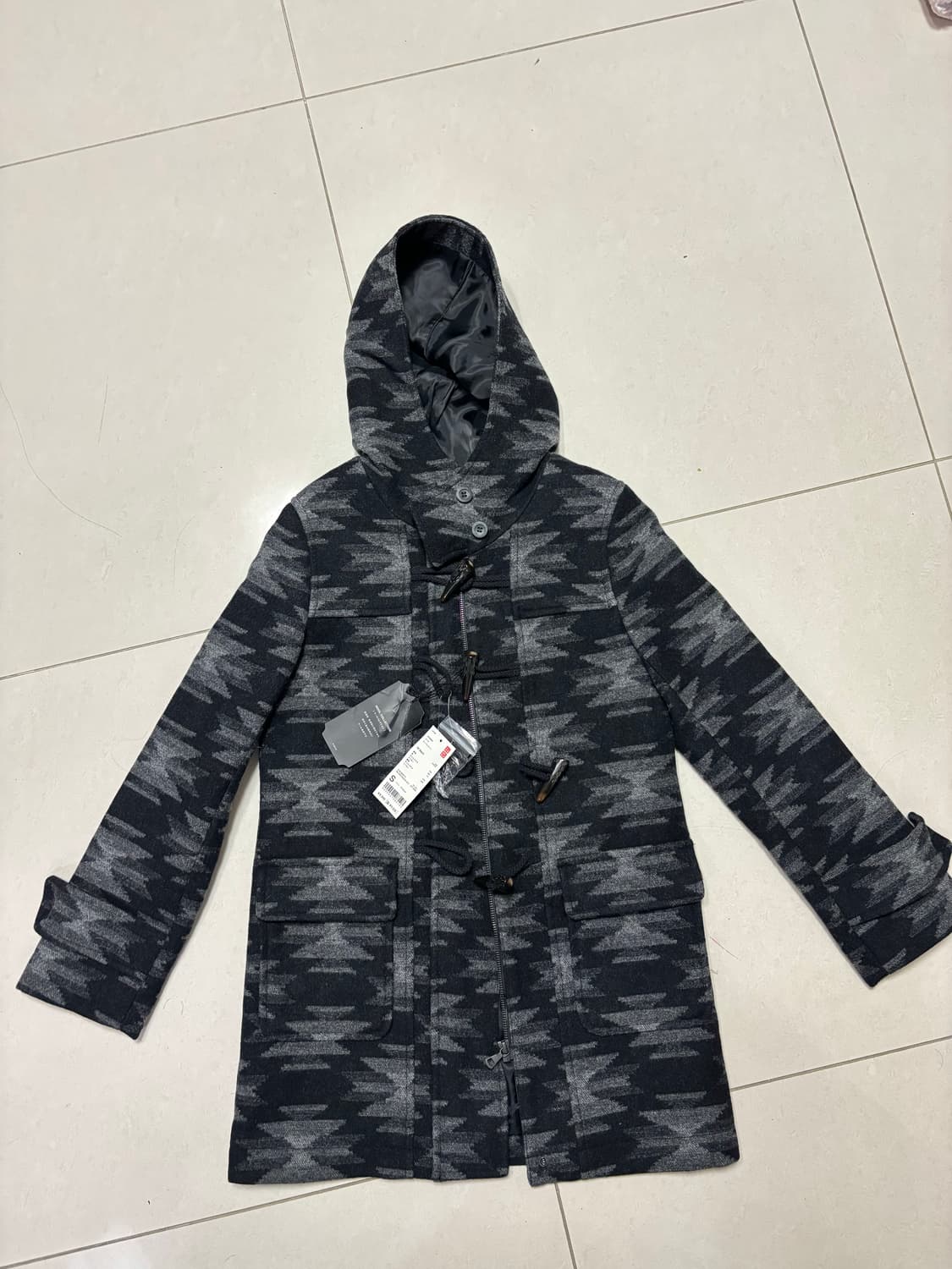 유니클로 울 떡볶이코트 새상품 S(일본판) 상품이미지1