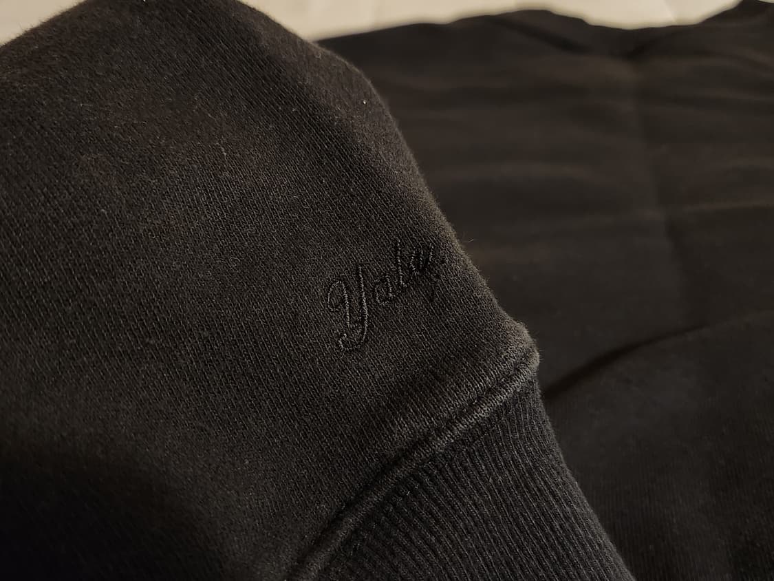 예일 크루넥 불곡 아치로고 맨투맨 블랙 M 상품이미지3