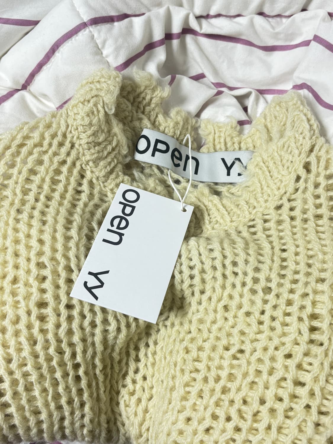 Openyy crop knit 상품이미지2