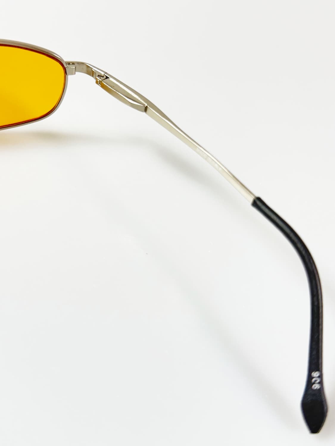 실버 슬림 스퀘어 메탈 프레임 빈티지 틴트 선글라스 상품이미지6