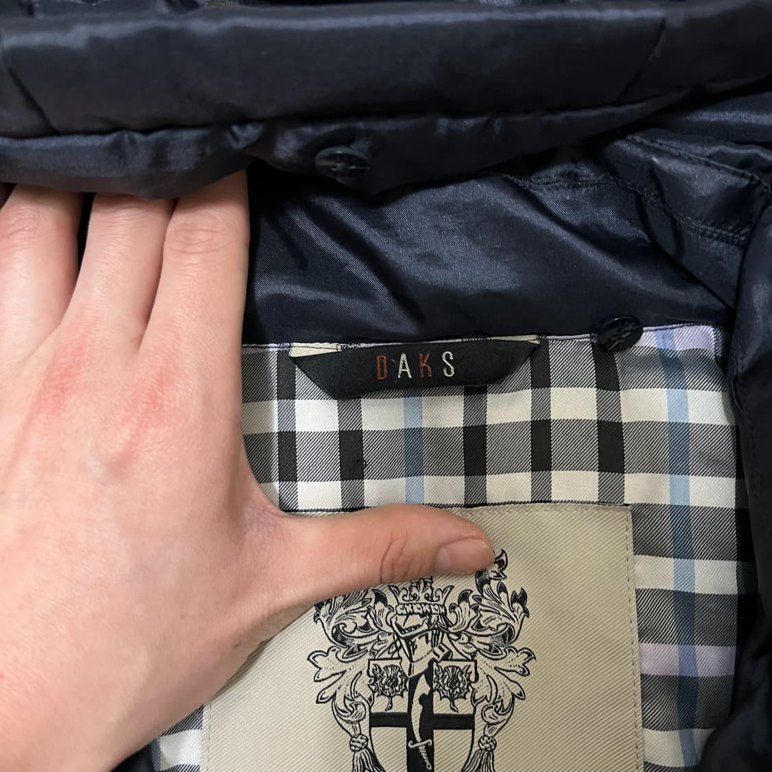 닥스 런던 여성 프리미엄 구스다운 후드 롱패딩 M/95  상품이미지5