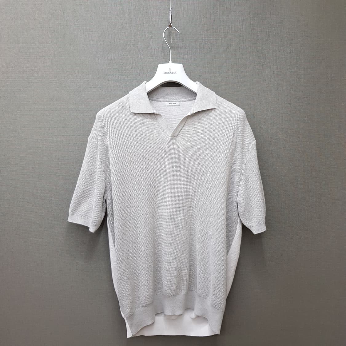 한섬 시스템옴므 2022 반팔 니트 100사이즈 상품이미지1