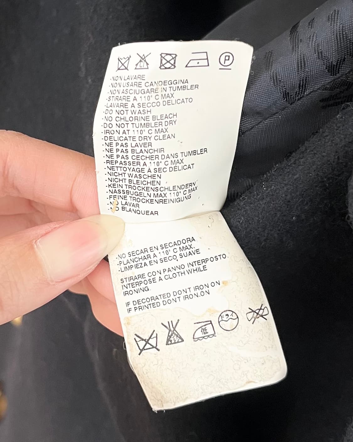 비비안 웨스트우드 레드라벨 블랙 골드버튼 하프 코트 상품이미지9