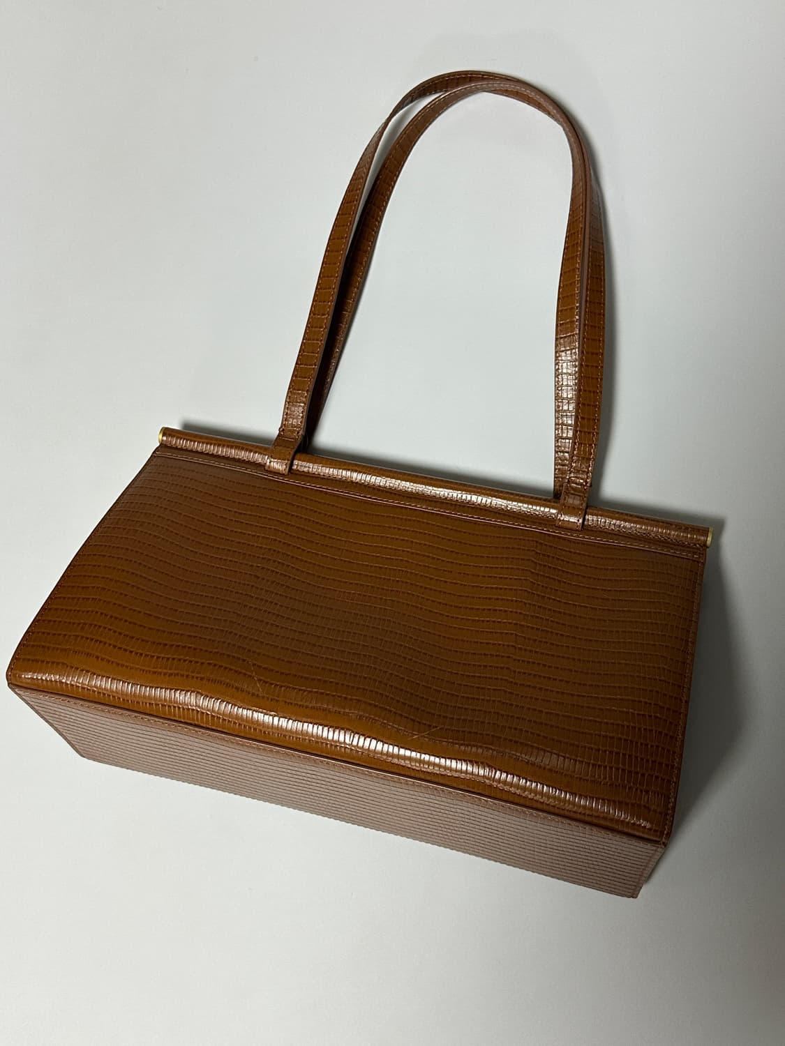 투티에 파라렐백 리자드브라운 상품이미지4