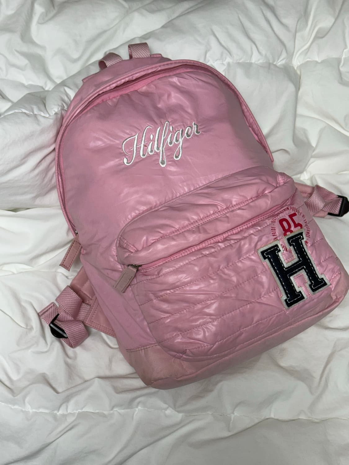 타미힐피거 핑크 백팩 상품이미지2
