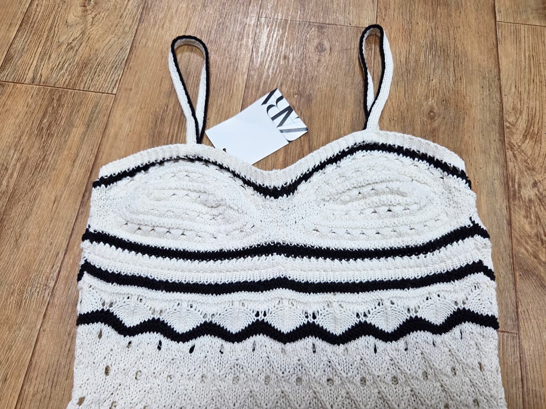 자라(ZARA) 뜨개 니트원피스 55-66 새상품 상품이미지4