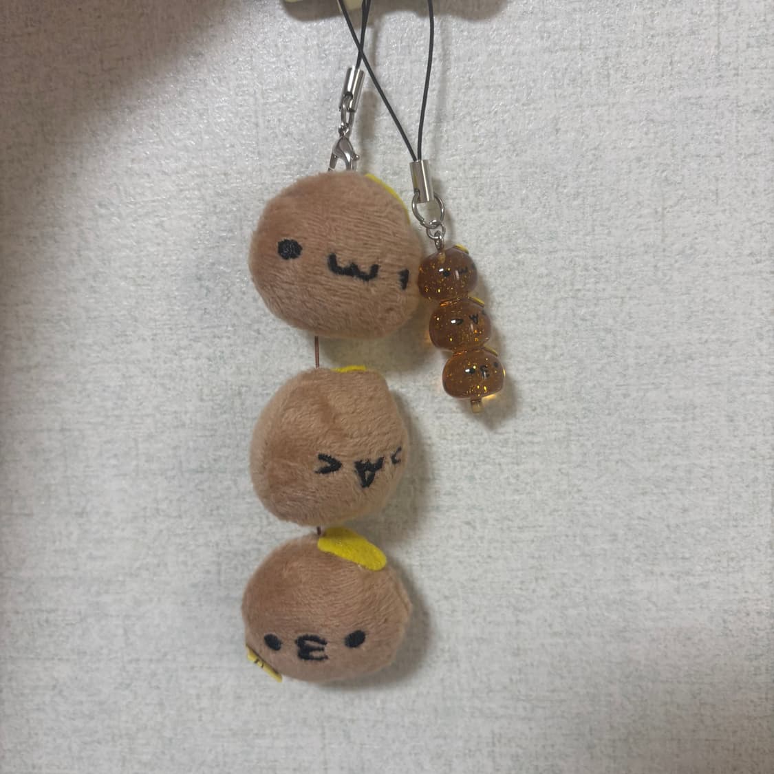 고전 빈티지 타마콘짱 곤약짱 키링 세트 상품이미지2