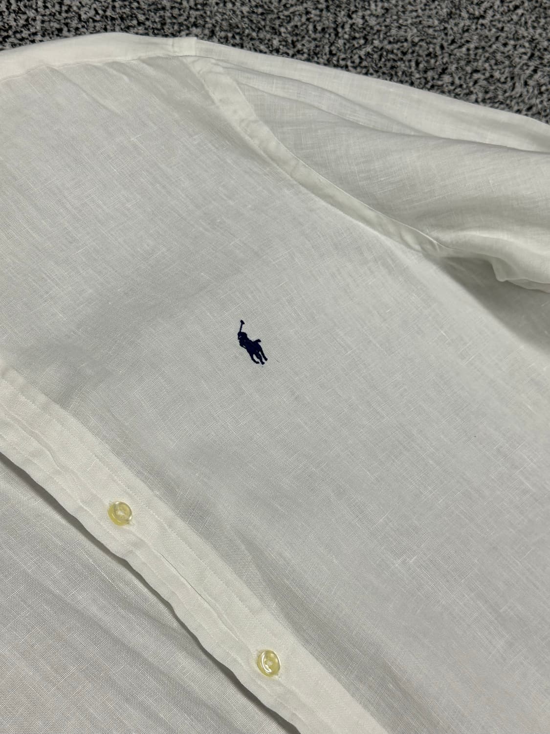 [ 폴로 ] 정품 / 남성100-105 / 최신형 린넨 셔츠  상품이미지4