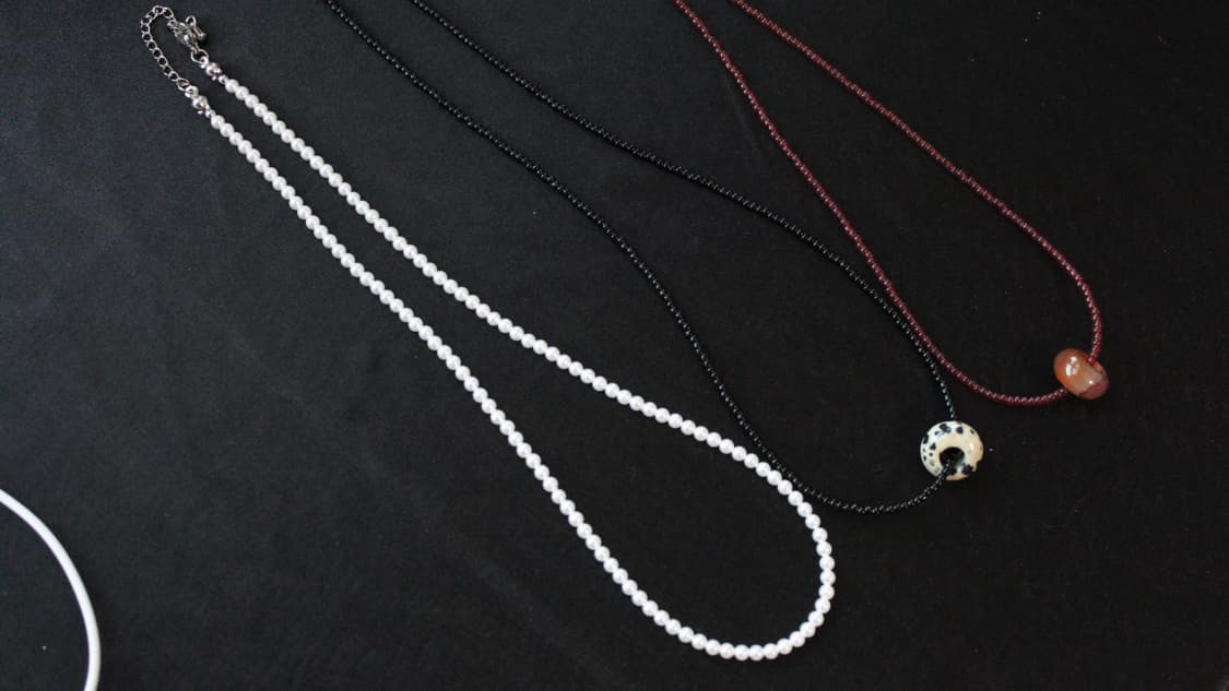 [Handmade] Rustic 비즈 목걸이 상품이미지4