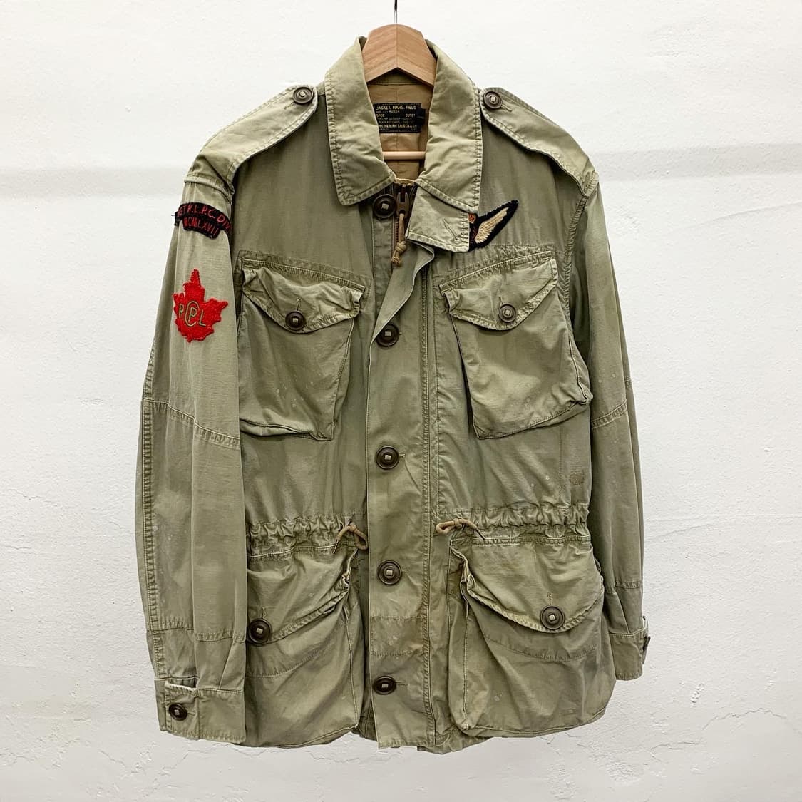 폴로 랄프로렌 카키 와펜 필드 야상자켓 상품이미지1
