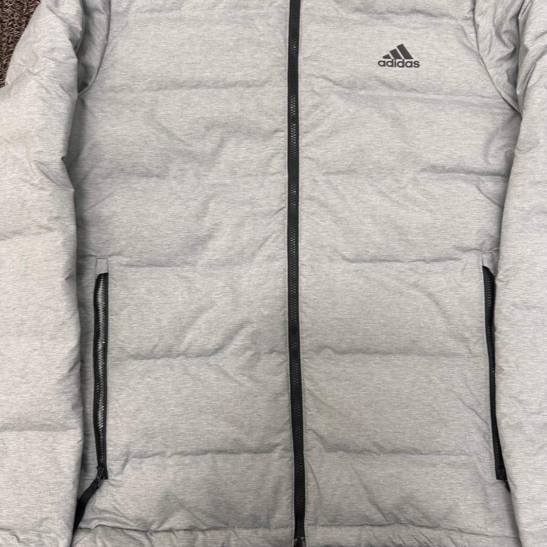 아디다스 덕다운 패딩 점퍼 그레이 M 상품이미지3