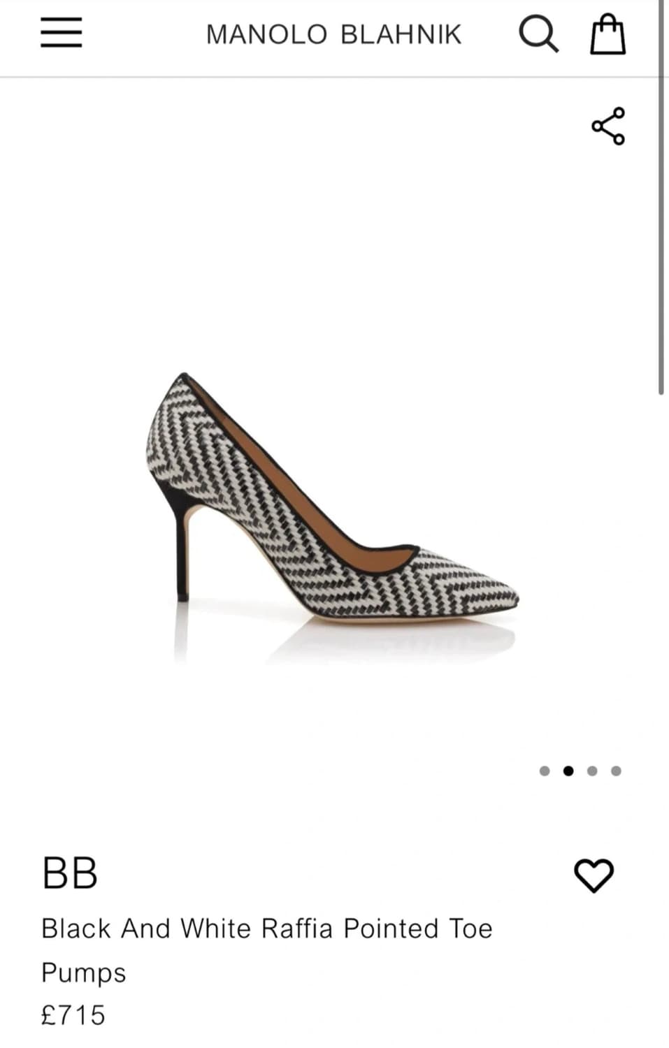 [마놀로블라닉] 여성 송치 힐 상품이미지6