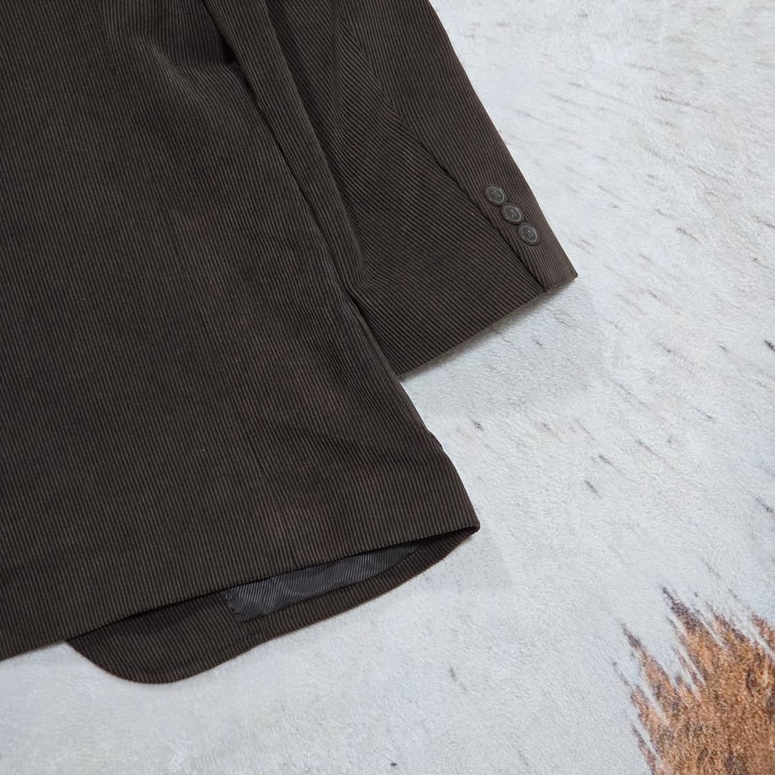 빈티지 브라운 코듀로이 골덴 블레이져 자켓 상품이미지6