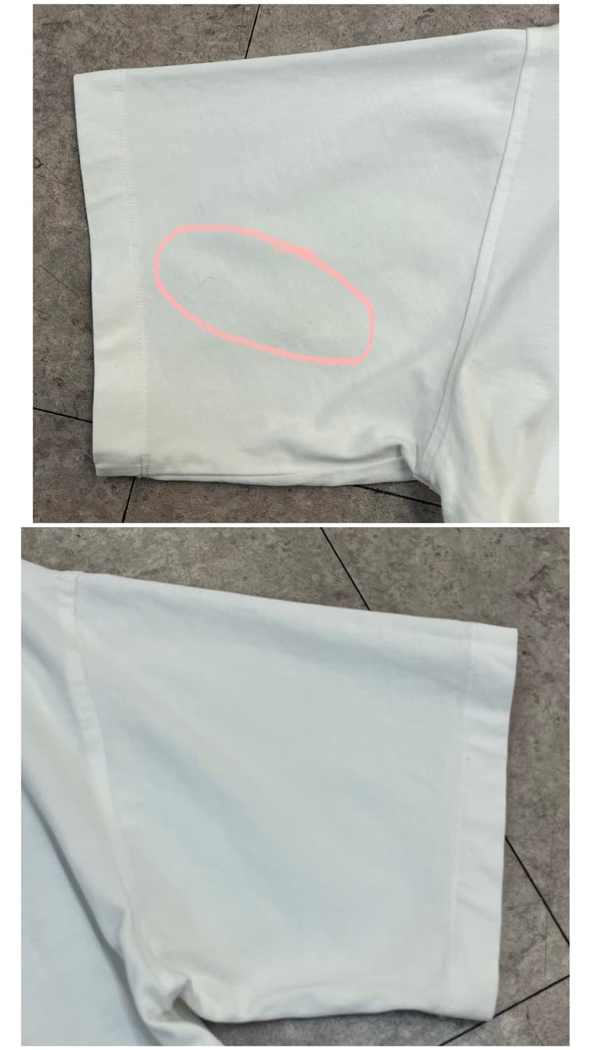 코스 크롭 반팔티 화이트 XS #csz3634 상품이미지10