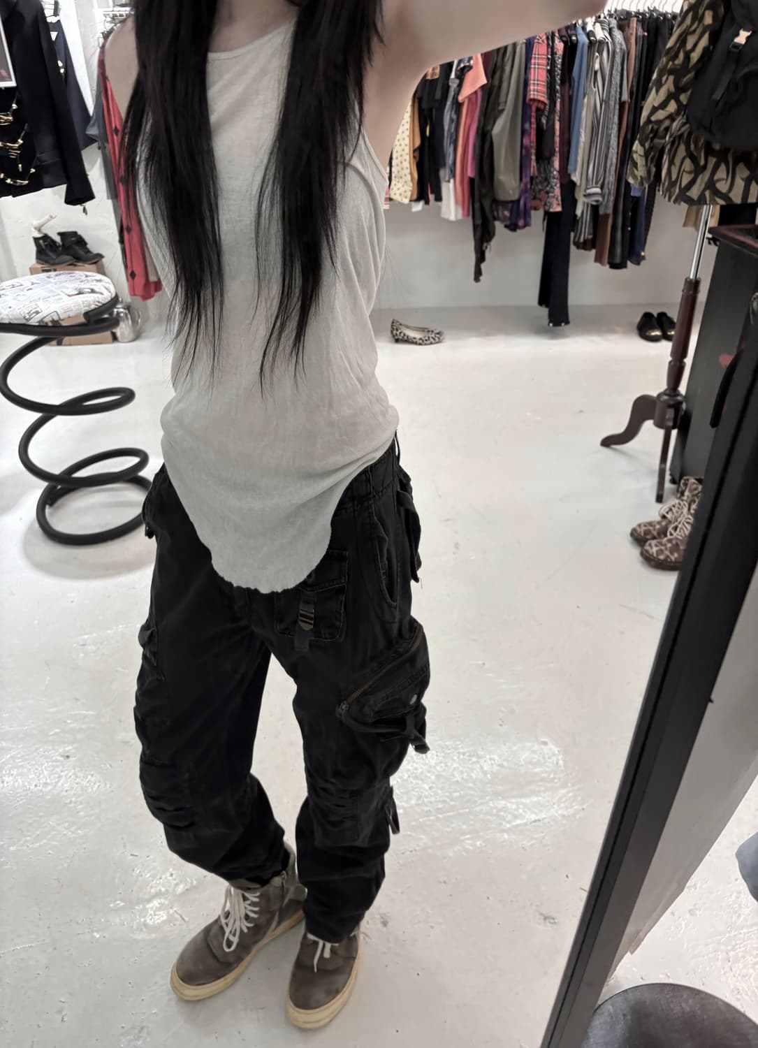 Rick Owens 릭오웬스 슬리브리스탑 나시  상품이미지4